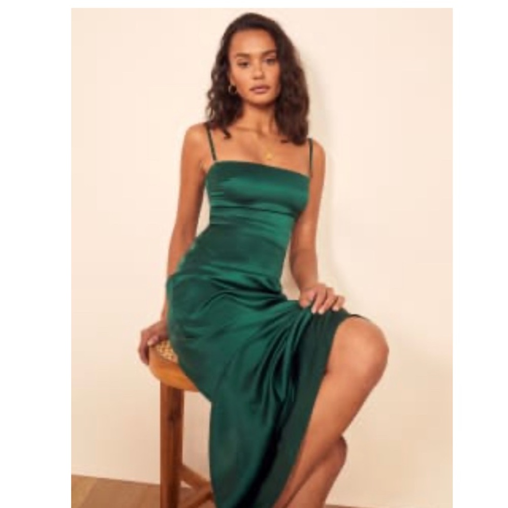Emerald Reformation Marge Dress